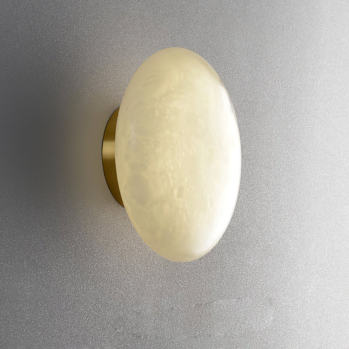 Alabaster Oval Ceiling Lamp