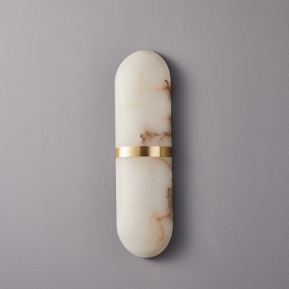 Alabaster Pill Wall Light