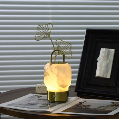 Alabaster Portable Rechargeable Table Lamp