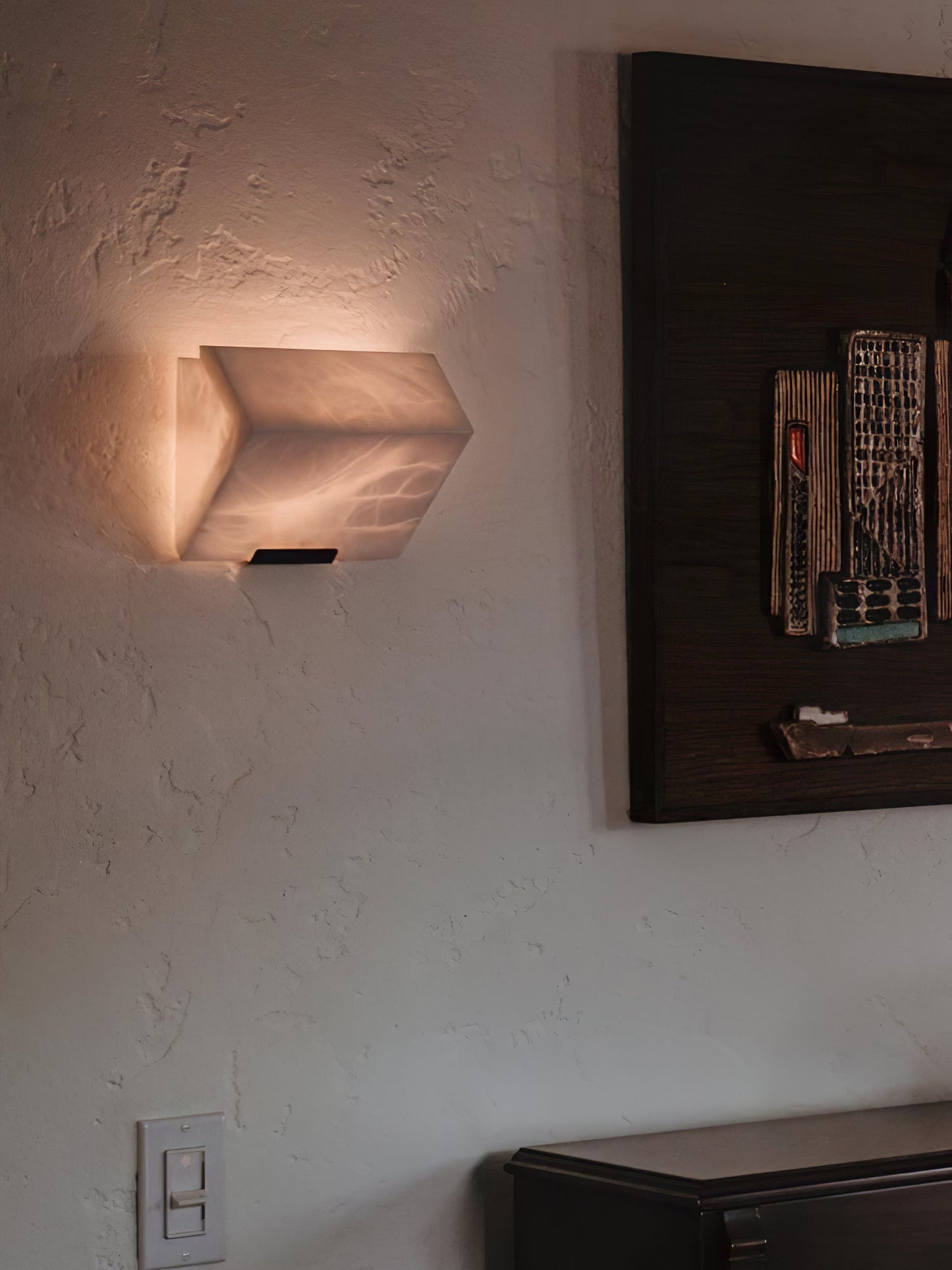 Alabaster Staircase Wall Lamp