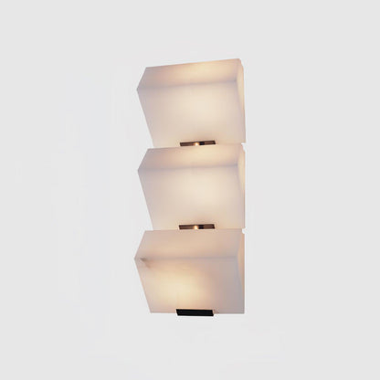Alabaster Staircase Plug-in Wall Lamp