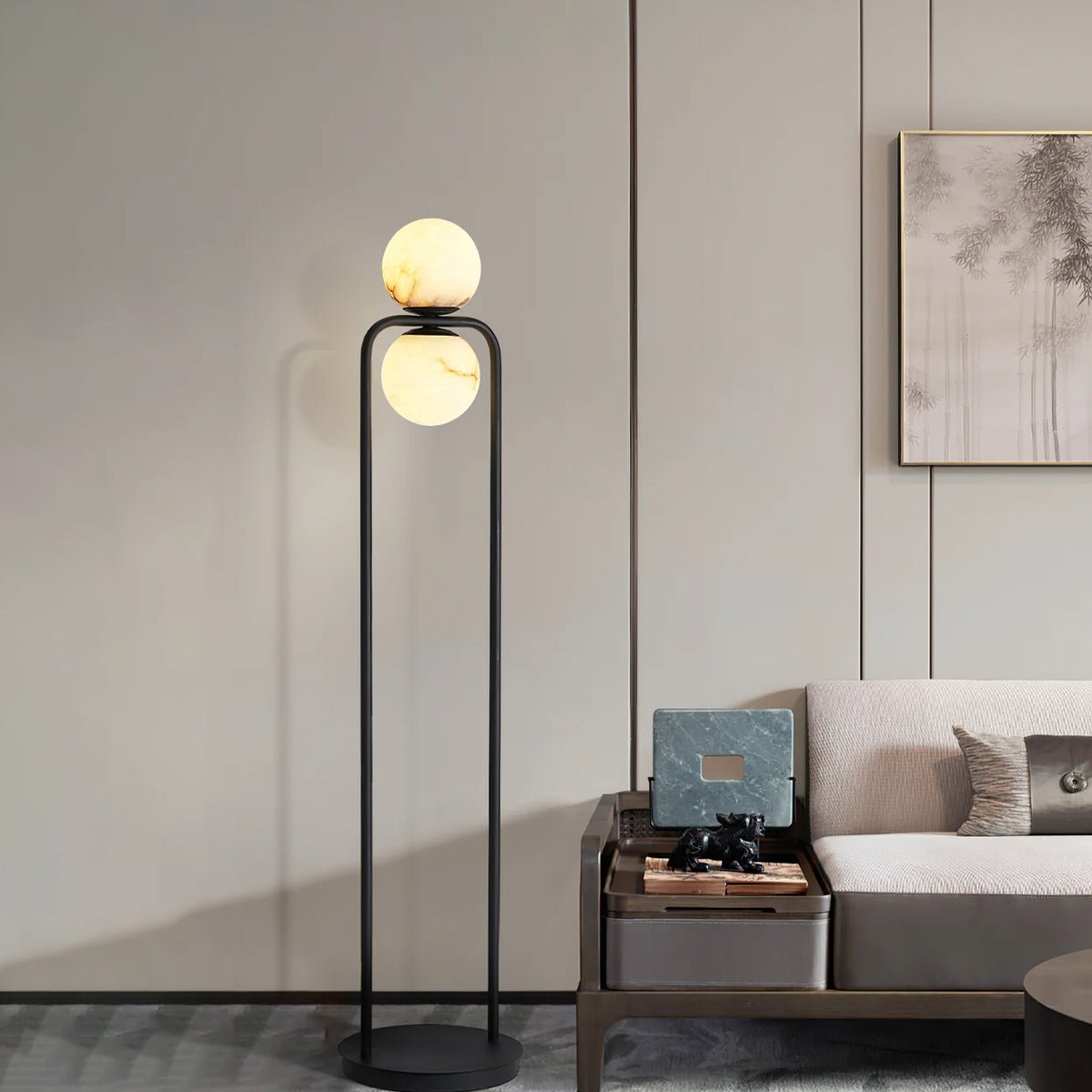 Alabaster Tribeca Floor Lamp