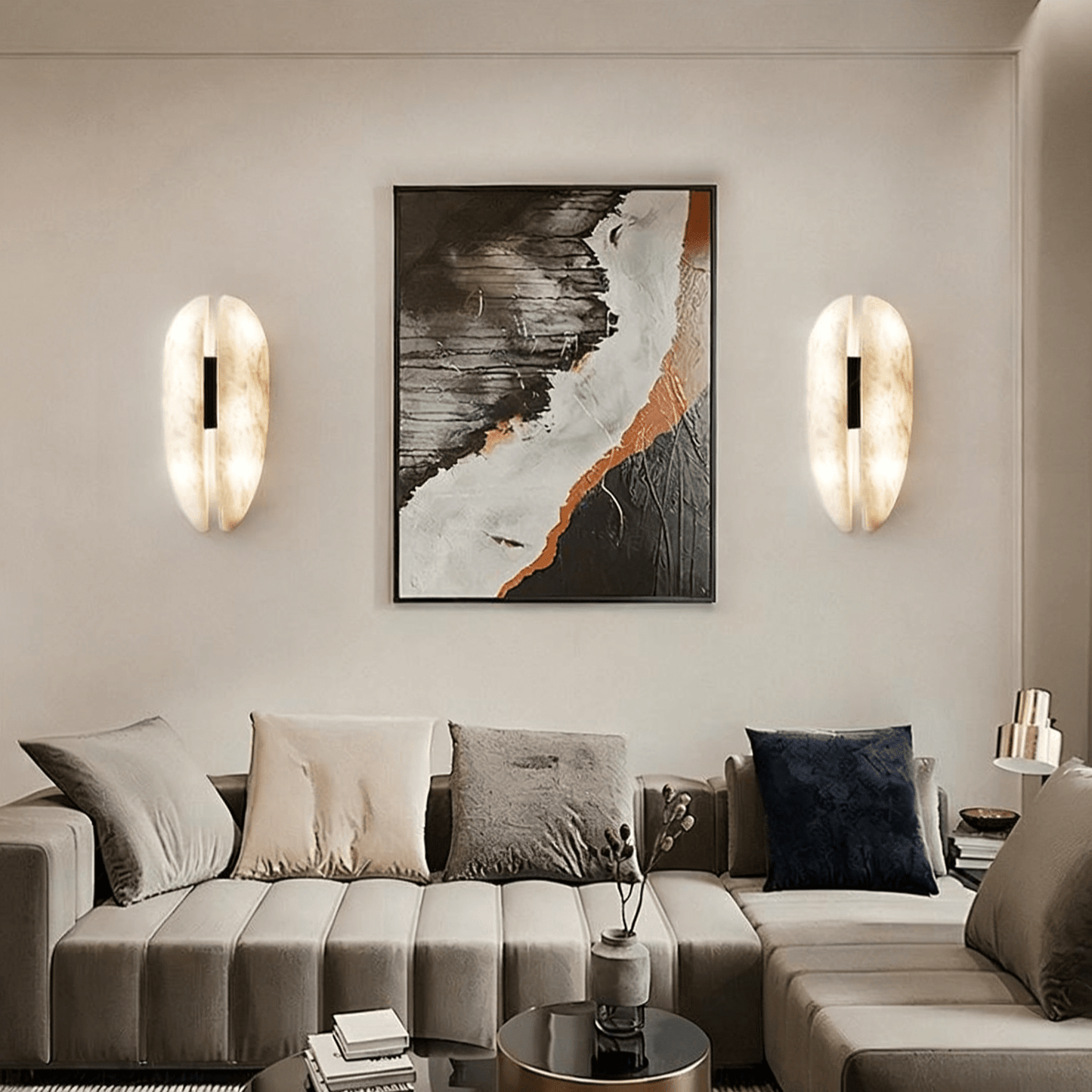 Alabaster Veil Wall Sconce