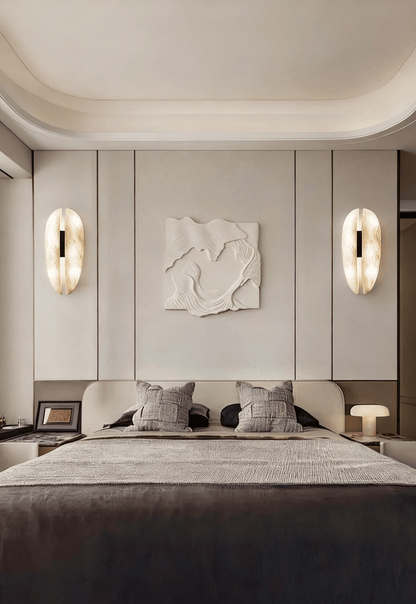 Alabaster Veil Wall Sconce