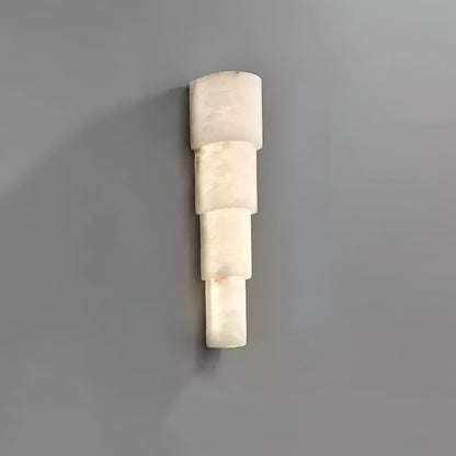 Alba Cascade Alabaster Wall Sconce