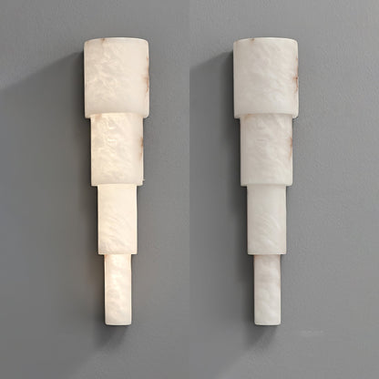 Alba Cascade Alabaster Wall Sconce