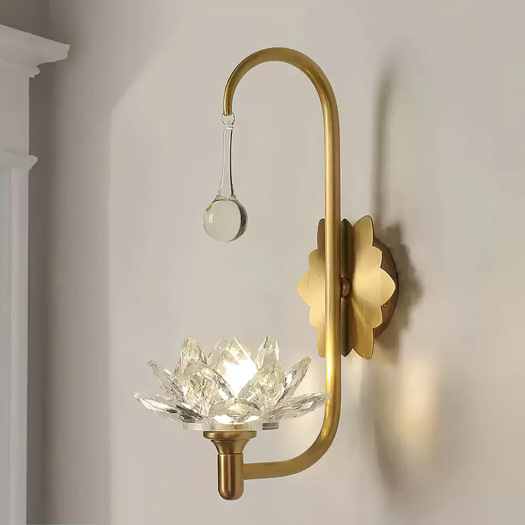 alberto lotus bloom wall lamp