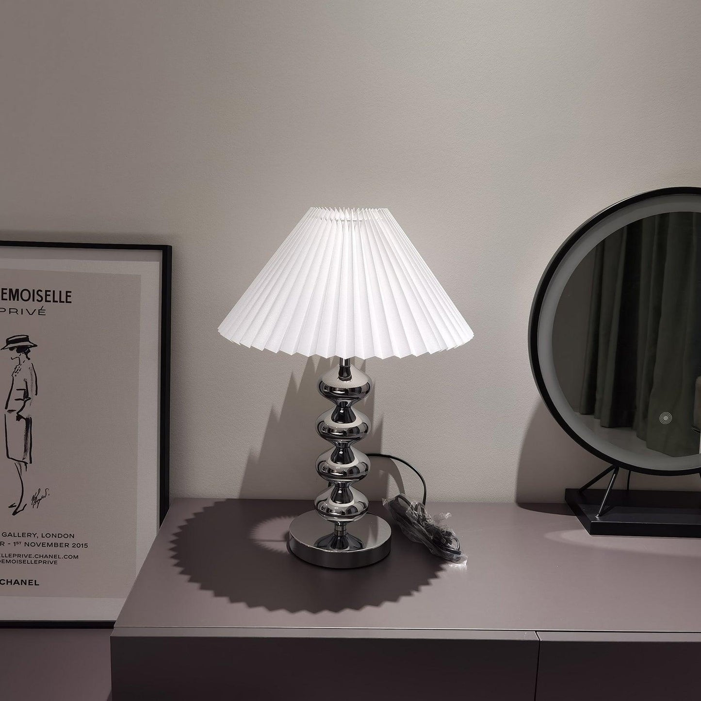 Aleisha Pleated Table Lamp