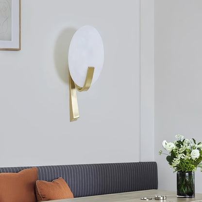 Alice Alabaster Plug-in Wall Lamp