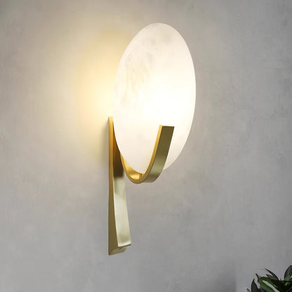 Alice Alabaster Plug-in Wall Lamp