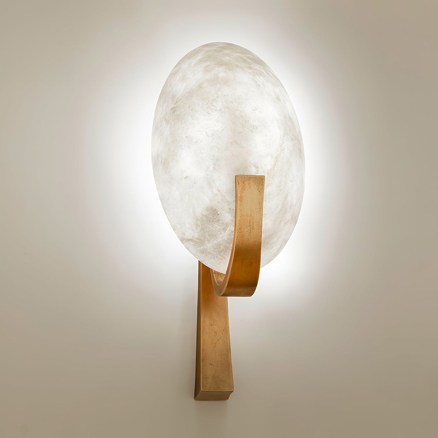 Alice Alabaster Plug-in Wall Lamp