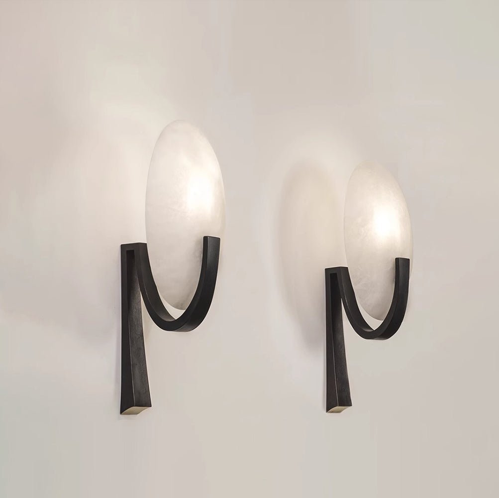 Alice Alabaster Plug-in Wall Lamp