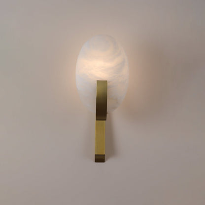 Alice Alabaster Plug-in Wall Lamp