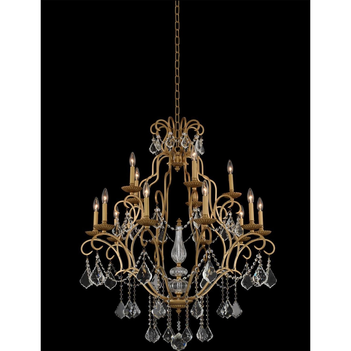 Allegri Elise 37 Inch 15 Light Chandelier Cp939