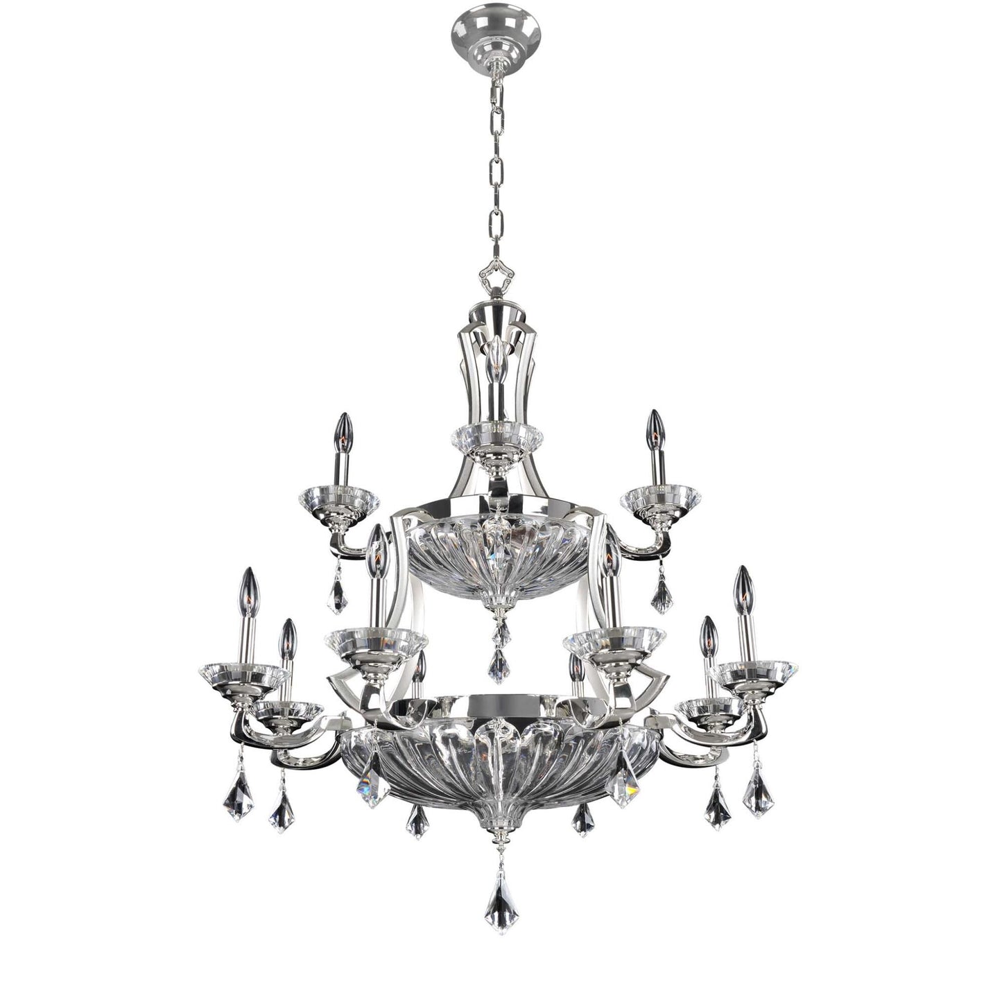 Allegri Orecchini 36 Inch 12 Light Chandelier Cp43570