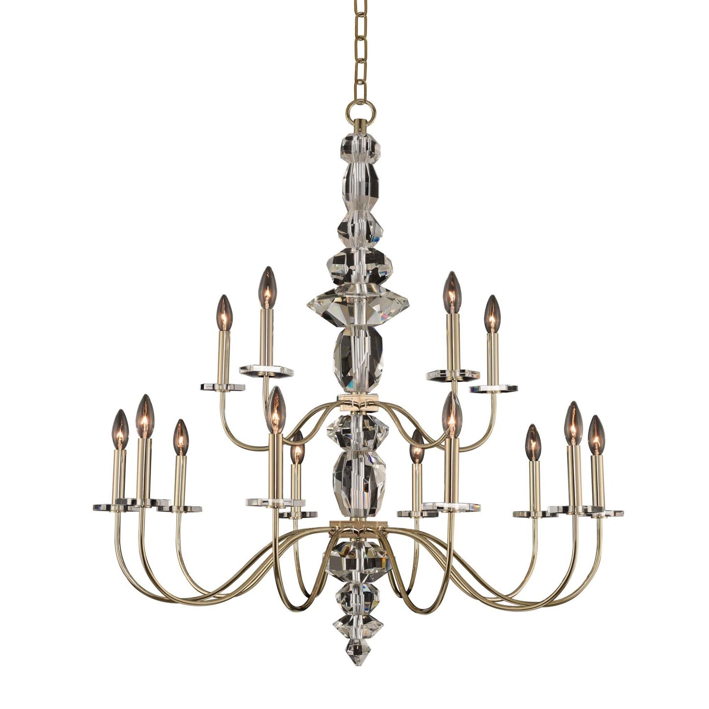 Allegri Bolivar 38 Inch 15 Light Chandelier Cp1100