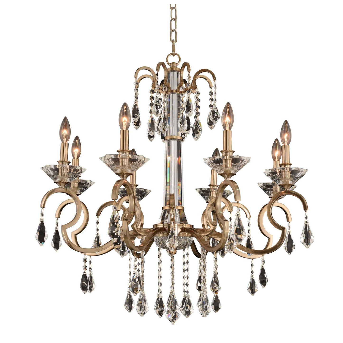 Allegri Valencia 32 Inch 8 Light Chandelier Cp1118