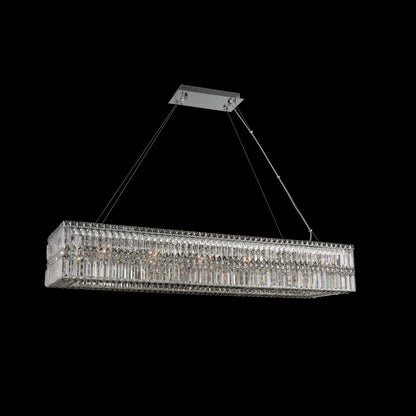 Allegri Rettangolo 50 Inch 14 Light Linear Suspension Light Cp1232