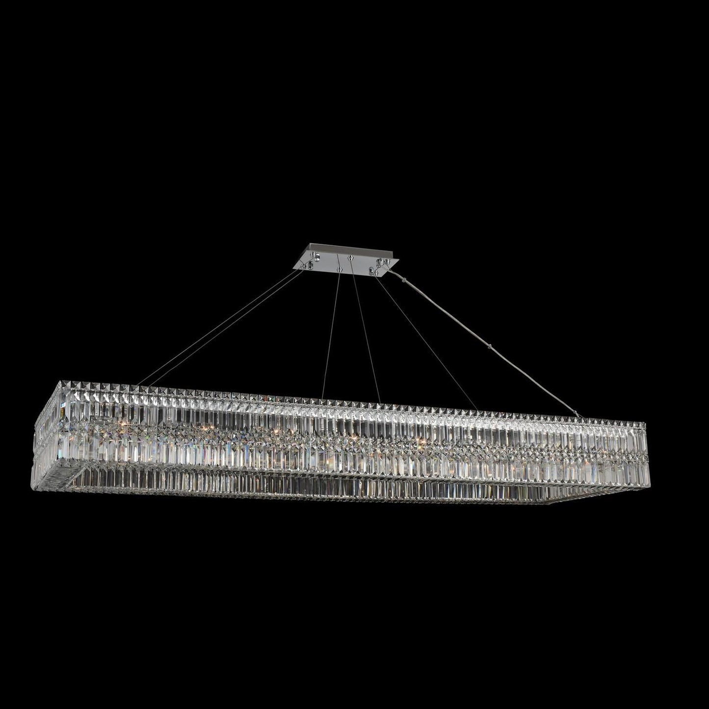 Allegri Rettangolo 72 Inch 20 Light Linear Suspension Light Cp1234