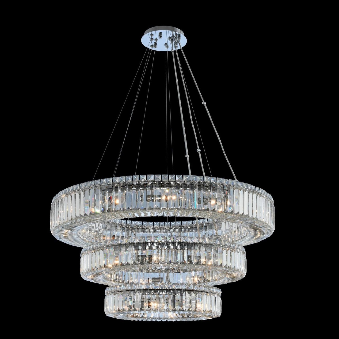 Allegri Rondelle 36 Inch 27 Light Chandelier Cp13109