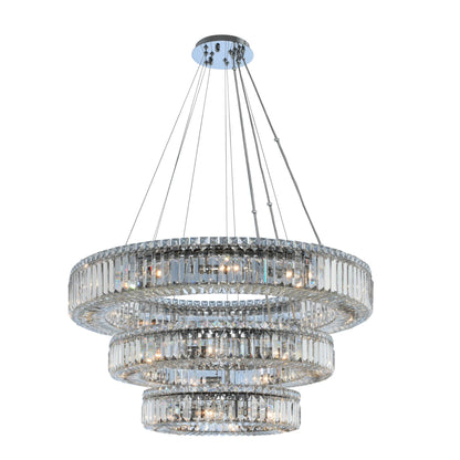 Allegri Rondelle 36 Inch 27 Light Chandelier Cp13109