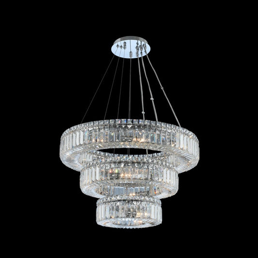 Allegri Rondelle 26 Inch 18 Light Chandelier Cp13116