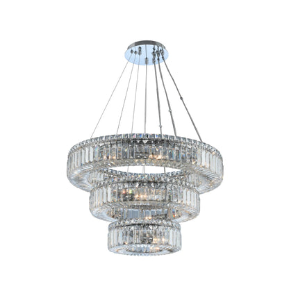 Allegri Rondelle 26 Inch 18 Light Chandelier Cp13116