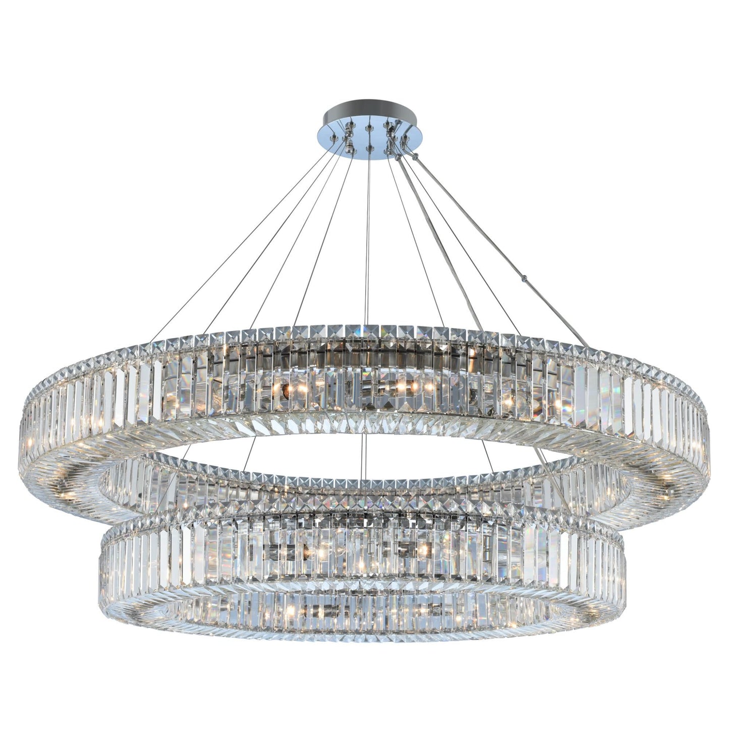 Allegri Rondelle 47 Inch 30 Light Chandelier Cp13120