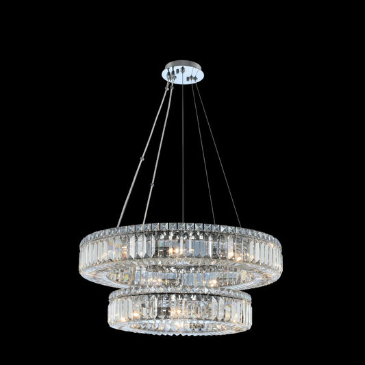 Allegri Rondelle 26 Inch 15 Light Chandelier Cp13128