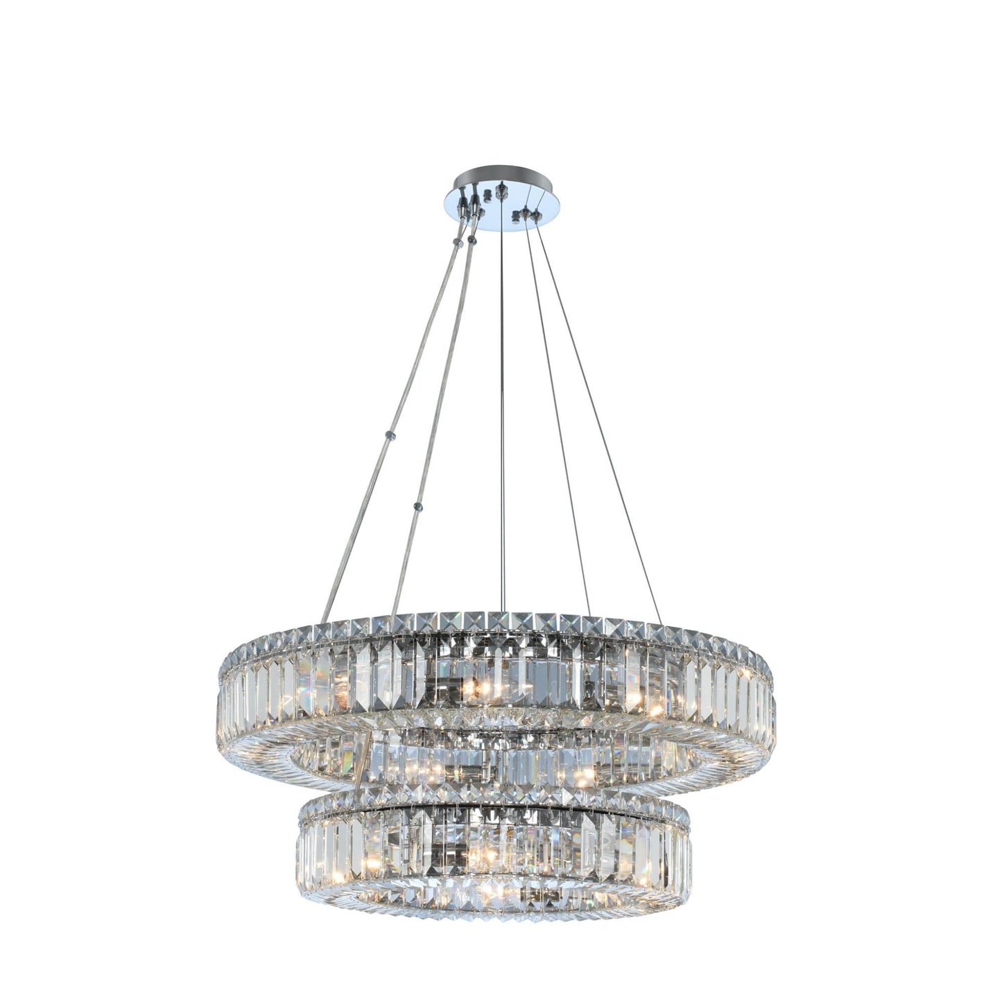 Allegri Rondelle 26 Inch 15 Light Chandelier Cp13128