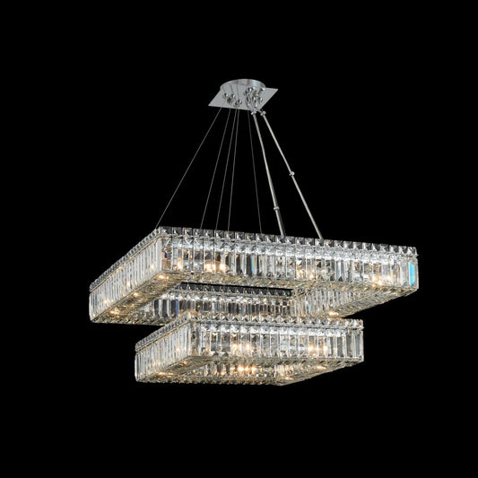 Allegri Quadro 38 Inch 20 Light Chandelier Cp13145