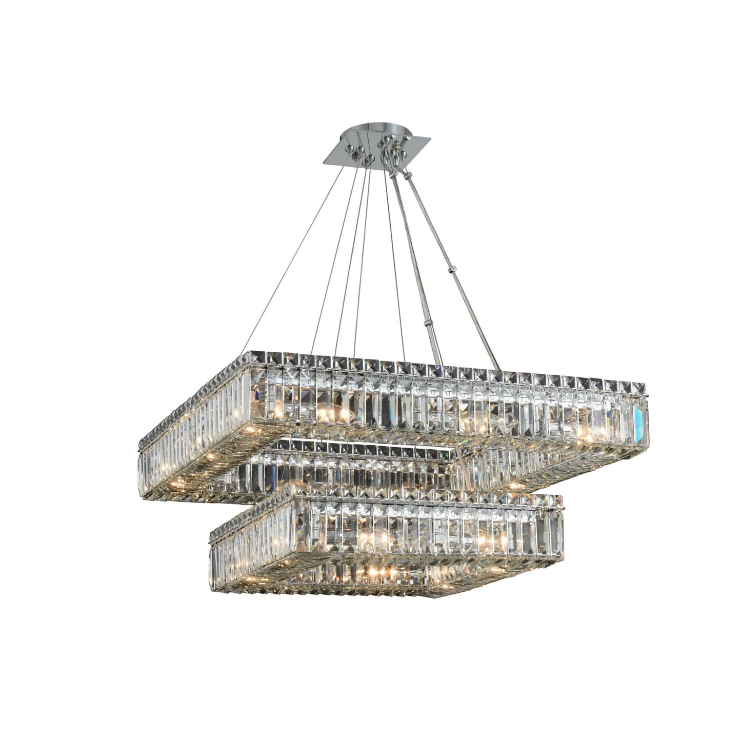 Allegri Quadro 38 Inch 20 Light Chandelier Cp13145