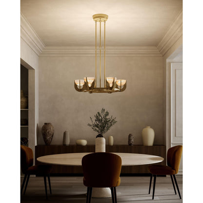 Alora Lighting Elisa Carlucci Colette 22 Inch Led Chandelier Cp816892