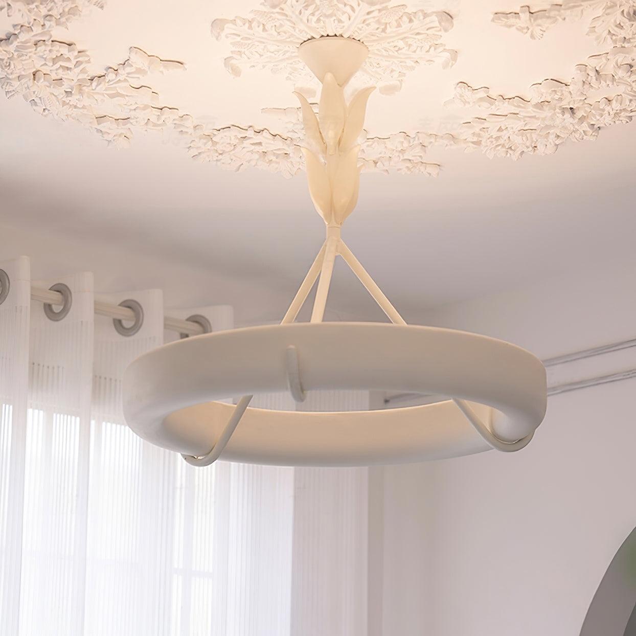 Tinsley Plaster Electrolier Chandelier