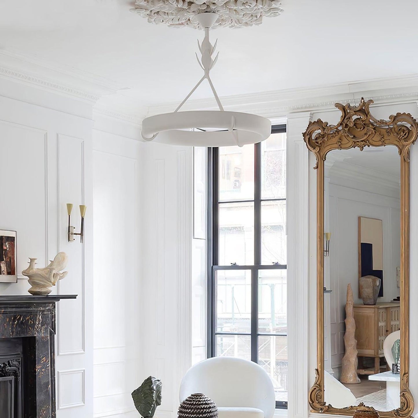 Tinsley Plaster Electrolier Chandelier