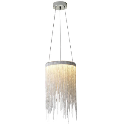 Aluminum Chain Tassel Pendant Light