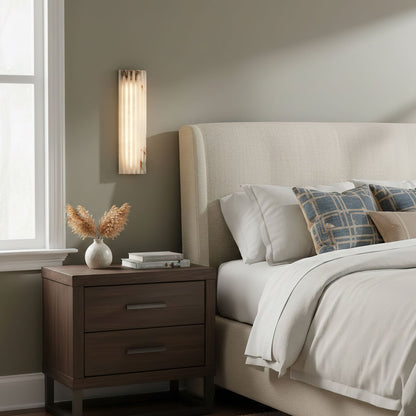 Alvia Alabaster Wall Light