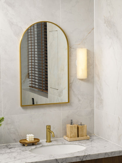 Alvia Alabaster Wall Light