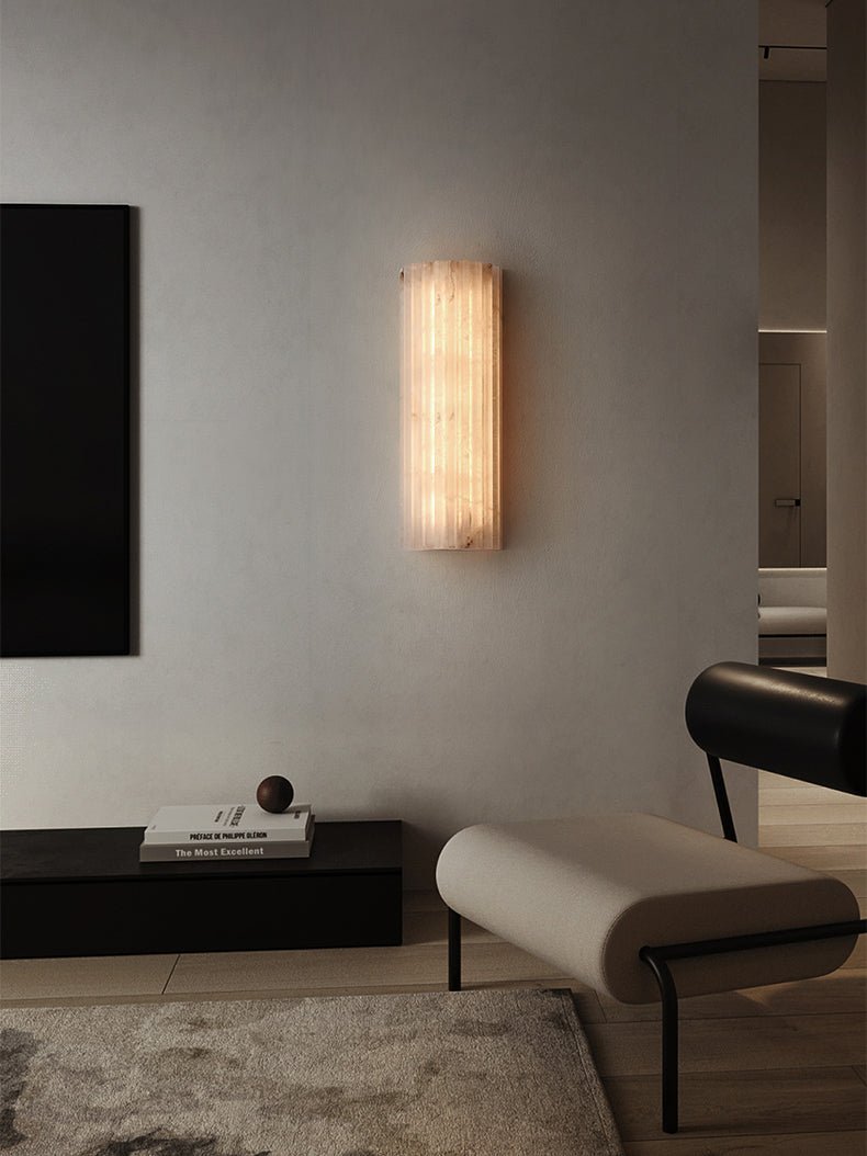 Alvia Alabaster Wall Light