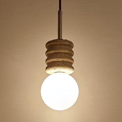 Alvia Travertine Pendant Lamp