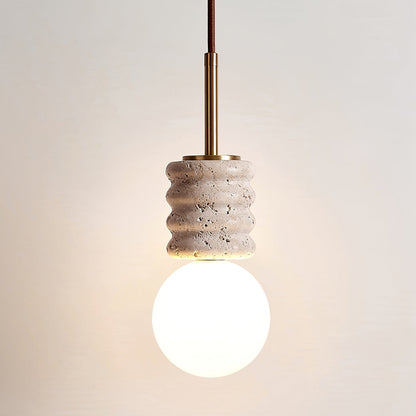 Alvia Travertine Pendant Lamp