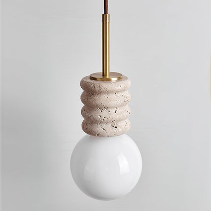 Alvia Travertine Pendant Lamp