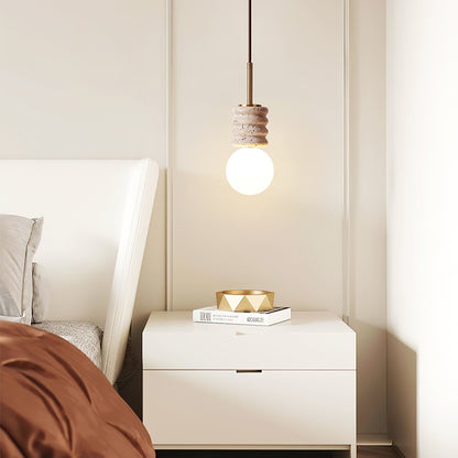 Alvia Travertine Pendant Lamp