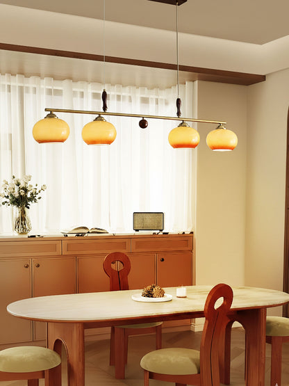 Amber Trio Pendant Lamp