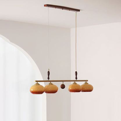 Amber Trio Pendant Lamp