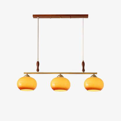 Amber Trio Pendant Lamp