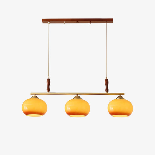 Amber Trio Pendant Lamp