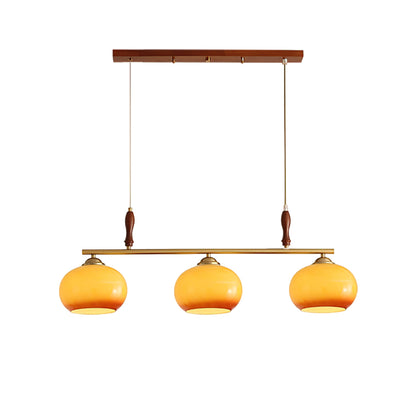 Amber Trio Pendant Lamp