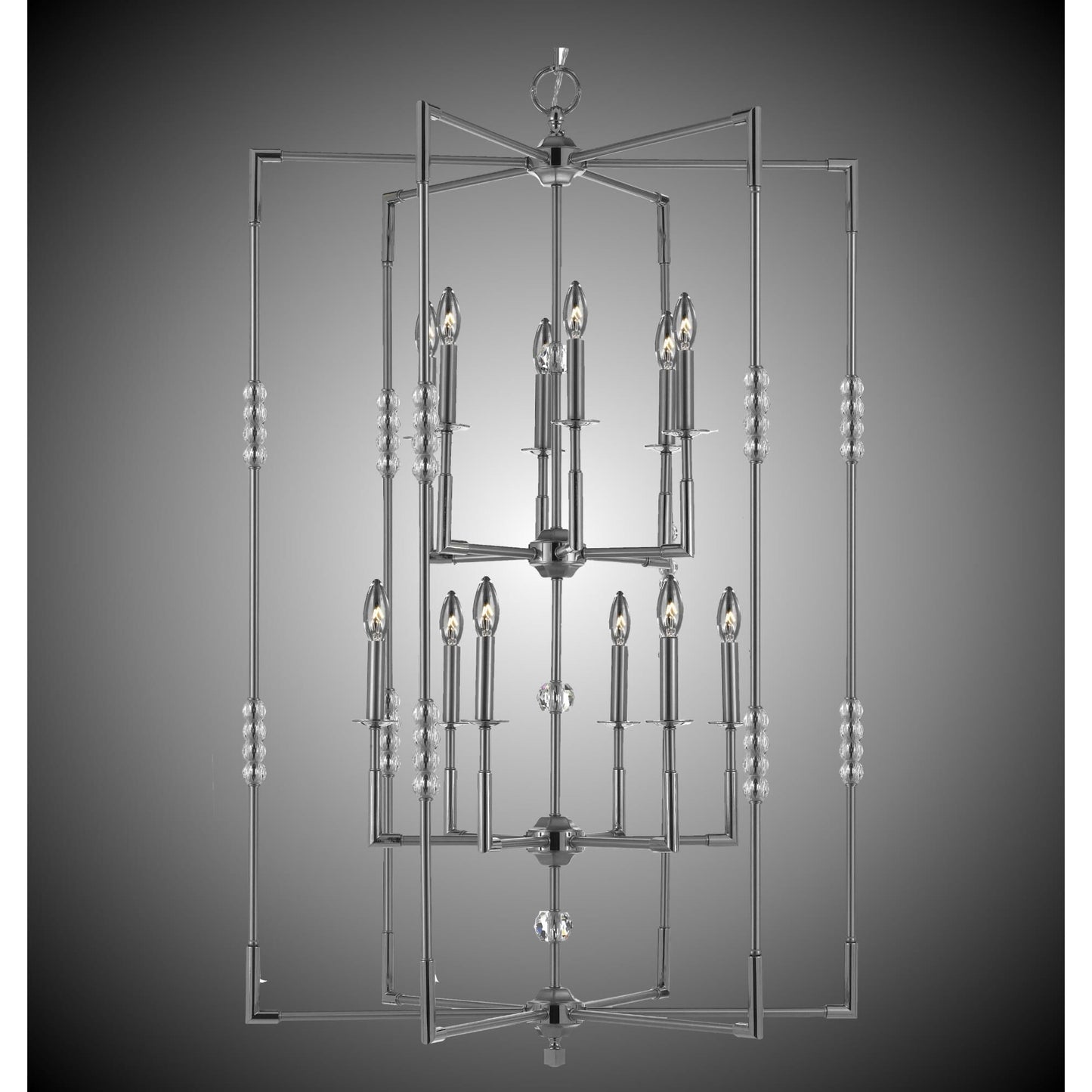 American Brass And Crystal Magro 12 Light Chandelier Cp280007