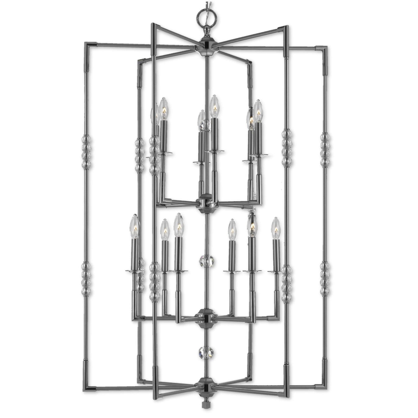 American Brass And Crystal Magro 12 Light Chandelier Cp280007